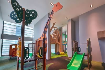 Interior of kids play area at Tribeca Serviced Suites