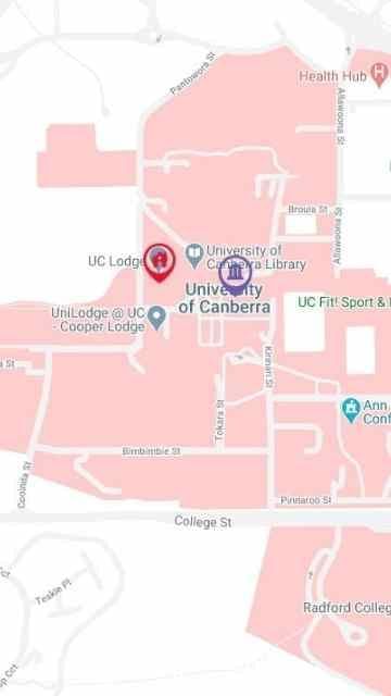 UniLodge @ UC - UC Lodge Map