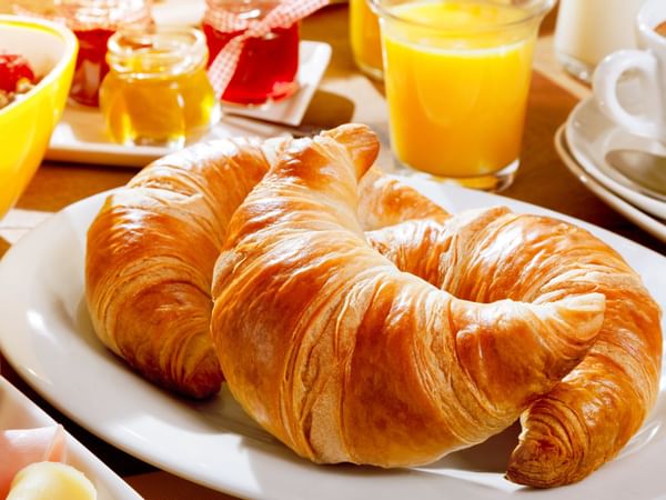 Croissants in Fountain Grille at Safety Harbor Resort & Spa