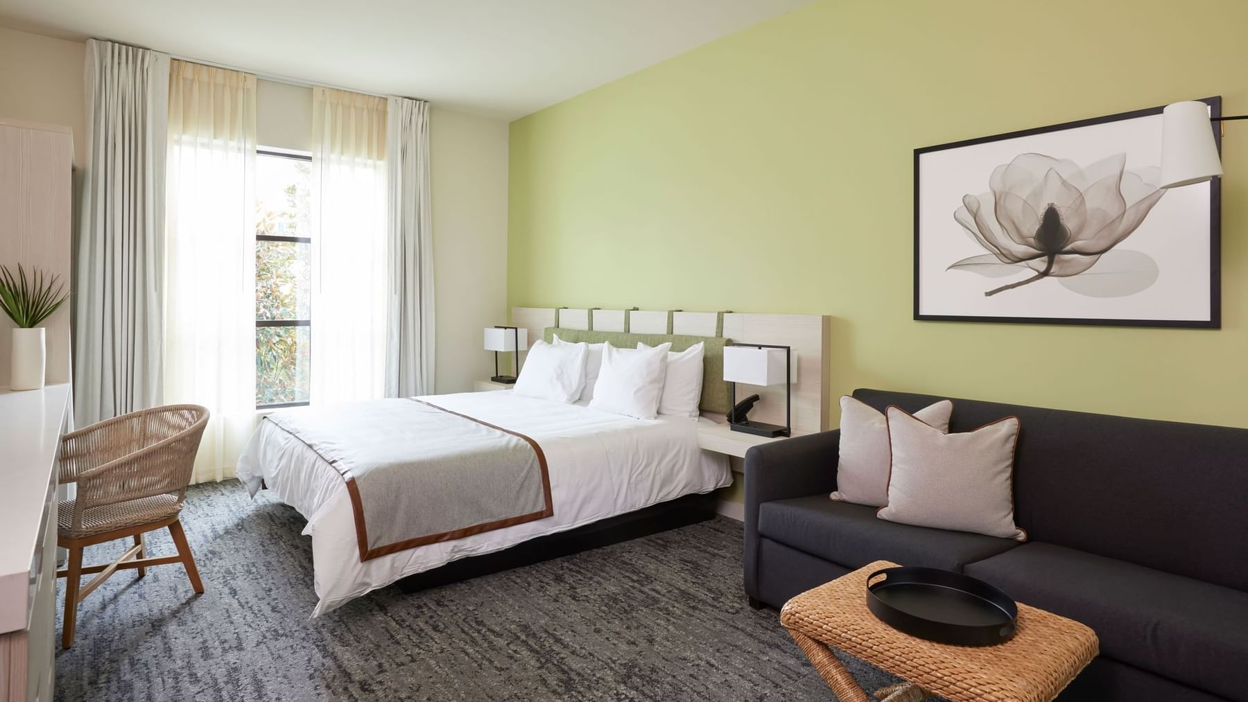 King Bed Accommodations at The Lodge 30A