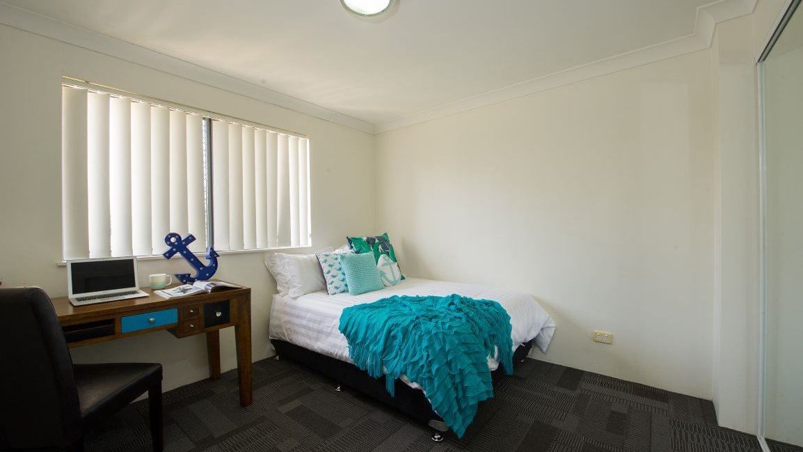 The Manors_2-Bedroom-Apartment_First-bedroom-with-study-desk