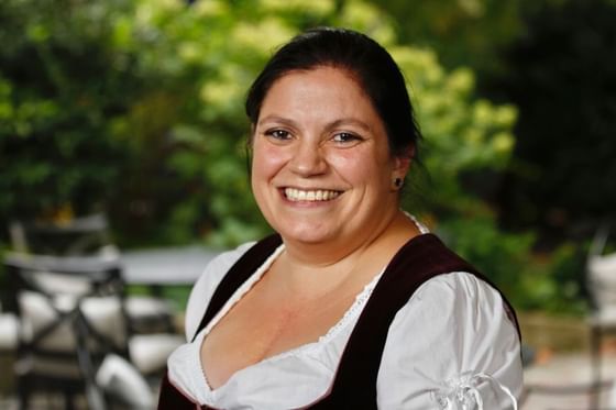 Close-up portrait of a Staff at Hotel Palace Munich