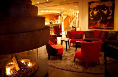 view of the Bar & Lounge of Precise Seehof Davos Klosters hotel