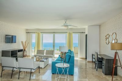 Living area at Two Bedroom Luxury in Cabo Villas Beach Resort