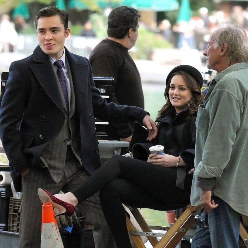 behind the scenes filming gossip girl at the empire hotel