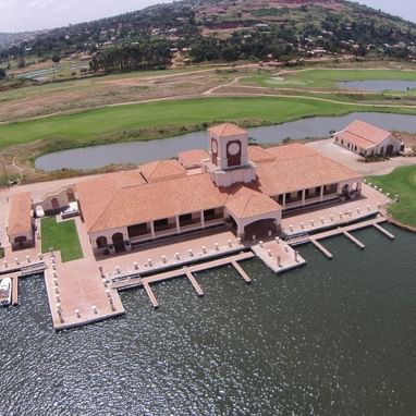 An Aerial view of Lake Victoria Serena Golf Resort & Spa