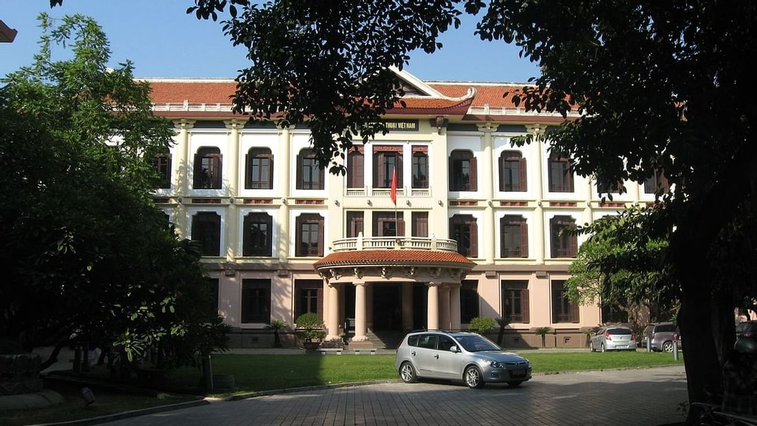 Exterior view of Vietnam Fine Arts Museum & driveway near Sunway Hotel Hanoi