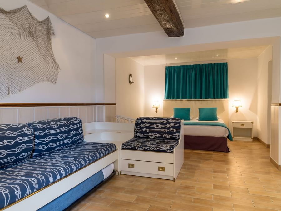 Marine Suite for 2 to 4 people at The Originals Hotels
