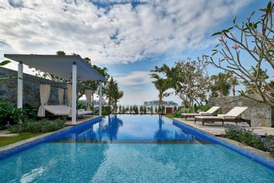 Princess Beach Villa private infinity pool at Danna Langkawi