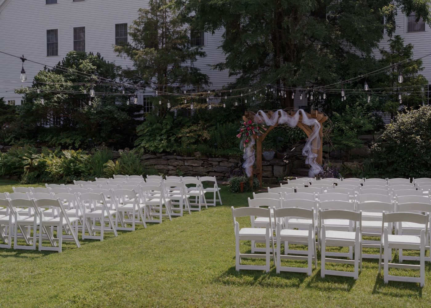 Indoor outdoor wedding venues on maine s coast harraseeket inn