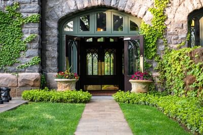 The exterior of Castle Hotel and Spa