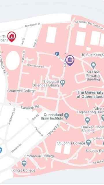 Student Living - The Manors  Map