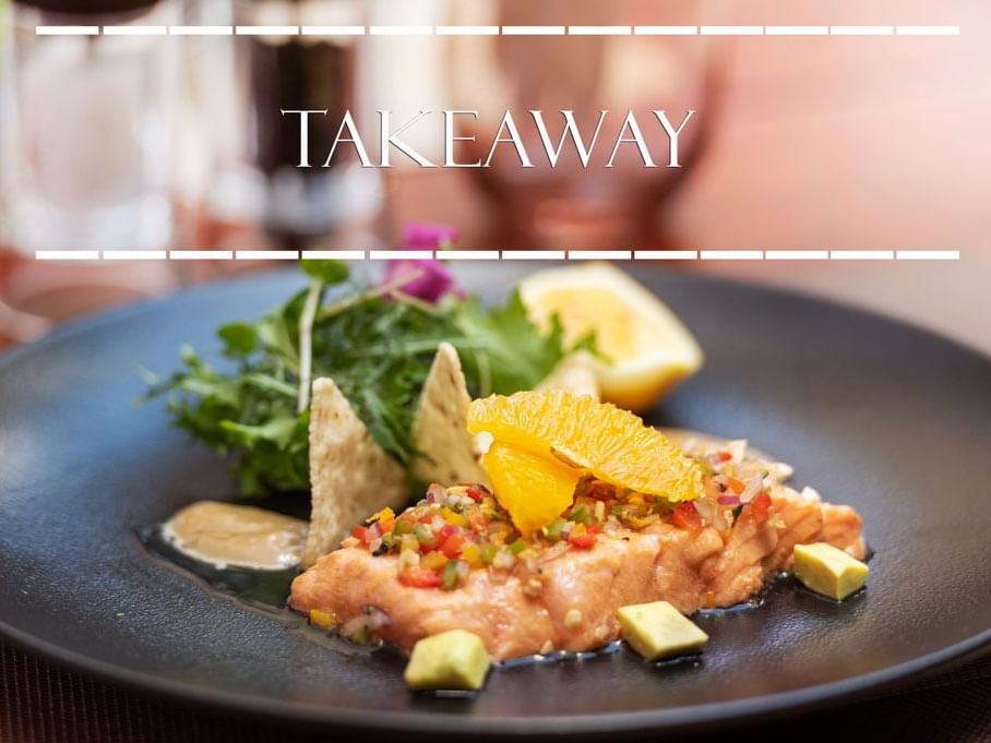 Take away offer poster with steak at Nairobi Serena Hotel
