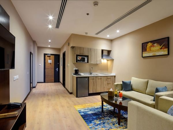 Junior Suite - Living Room at Naviti by Warwick Dammam