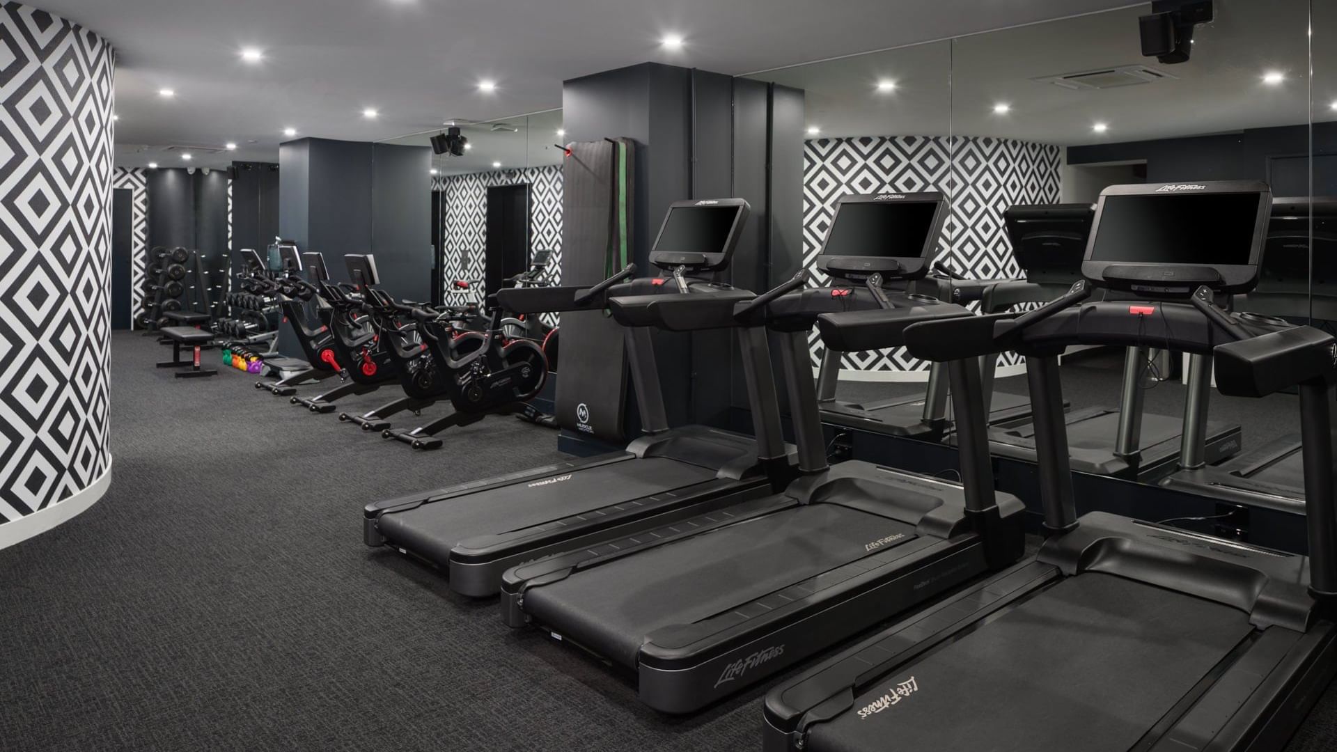 Gym Area at Pullman Melbourne On Swanston