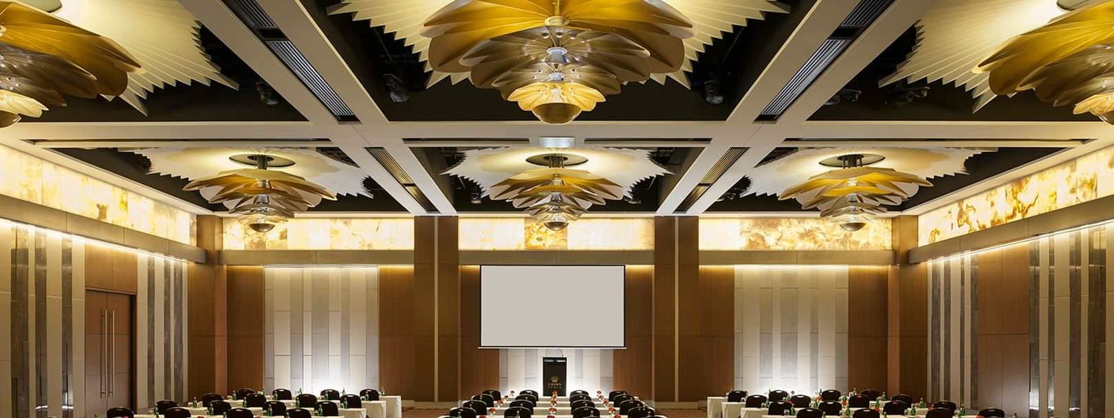 Classroom setup in a Astral Meeting room at Crown Hotel Perth