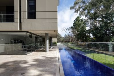 Exterior of Gym by the outdoor pool at Knightsbridge Canberra