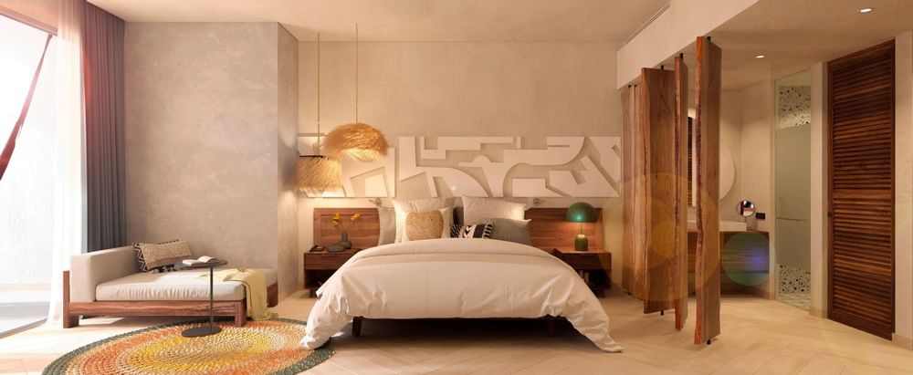 Interior of the guest room at Fiesta Americana Mazatlán