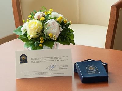 Room detail at Ambassador Hotel in Vienna