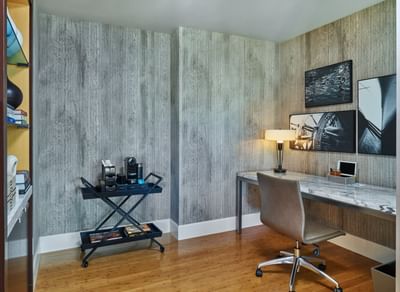 Coffee cart with amenities in Presidential Suite at Hotel Republic San Diego