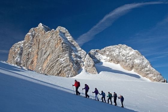 Schneeschuhwanderung im Schloss Pichlarn