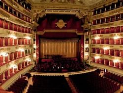 La Scala Opera House with intricate design near Manin Hotel Milano