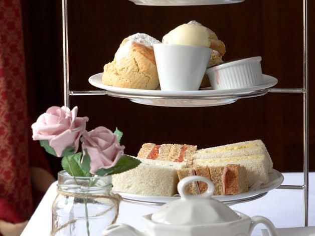 Afternoon tea at Barn Hotel Ruislip near London