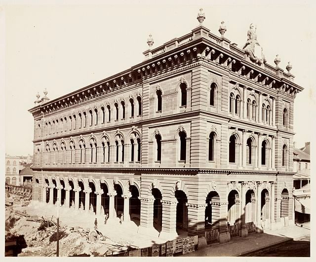 Vintage portrait of Sydney General Post Office near The Fullerton Hotel Sydney