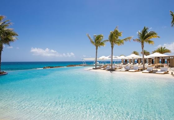 Outdoor pool area with Sea view, The Morgan Resort Spa Village
