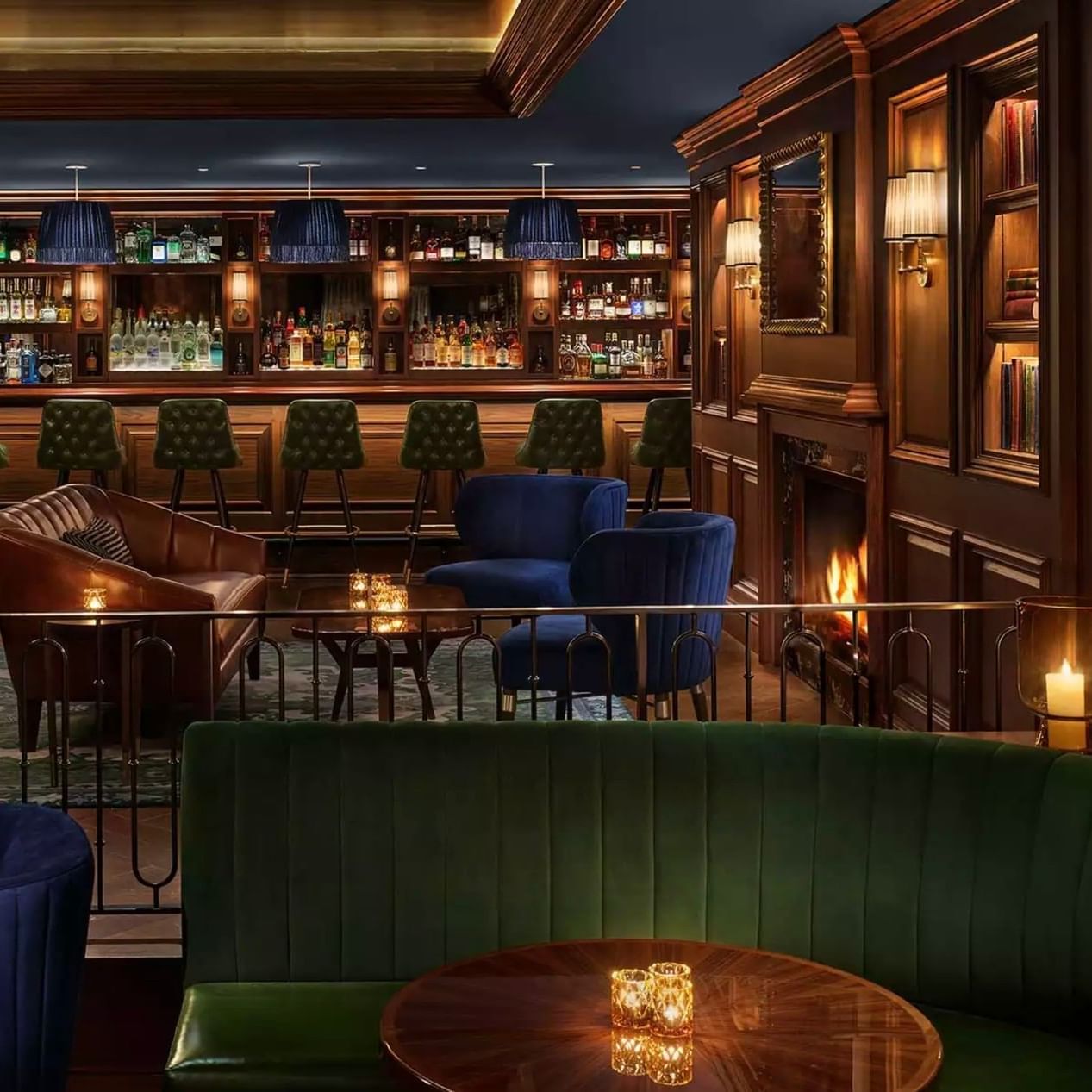 Interior of the grand bar at Backstage at the Verb
