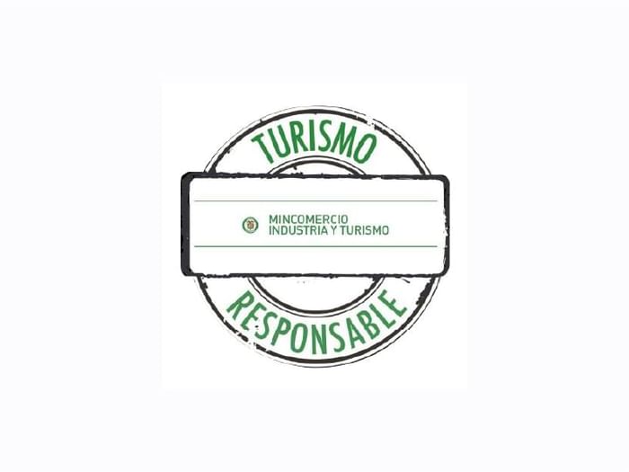 The official logo of Tourismo Responable used at Hotel Isla Del Encanto