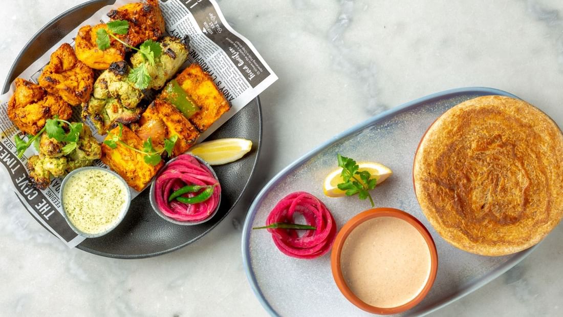 Chicken & pie served in Meze Restaurant, Novotel Glen Waverley