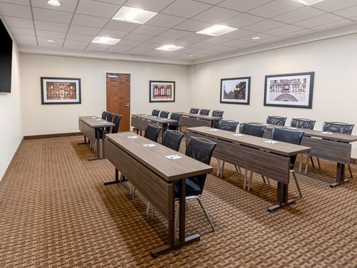 Arranged meeting room at New Haven Hotel