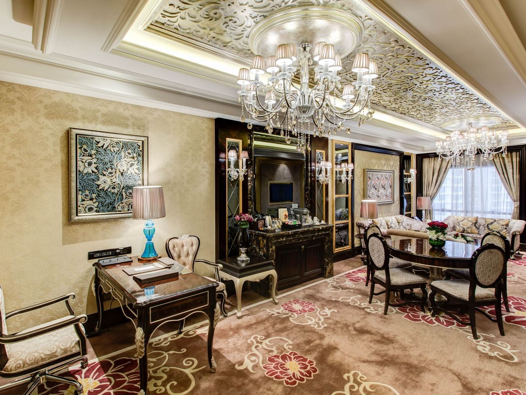 Interior of Presidential Suite at Narcissus Hotel & Spa Riyadh
