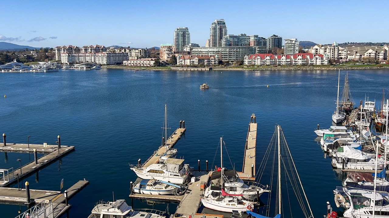Hotel guestroom balcony with an ocean view