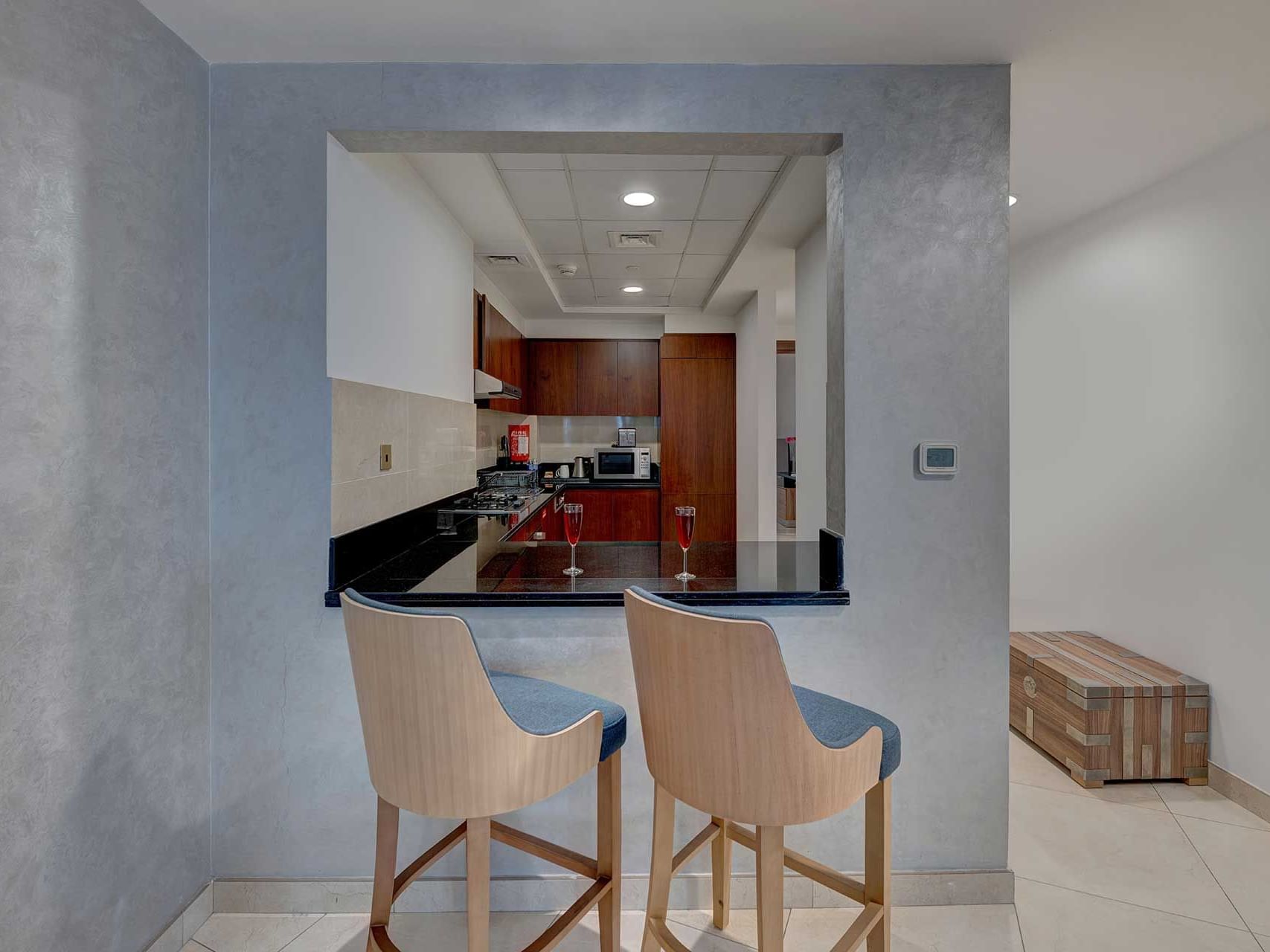 مطبخ في سها بارك للشقق الفندقية