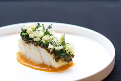 Savory Dish in Mennicza Fusion at The Granary La Suite Hotel