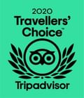 The 2020 Travellers Choice Award banner used at Huntingdon Manor