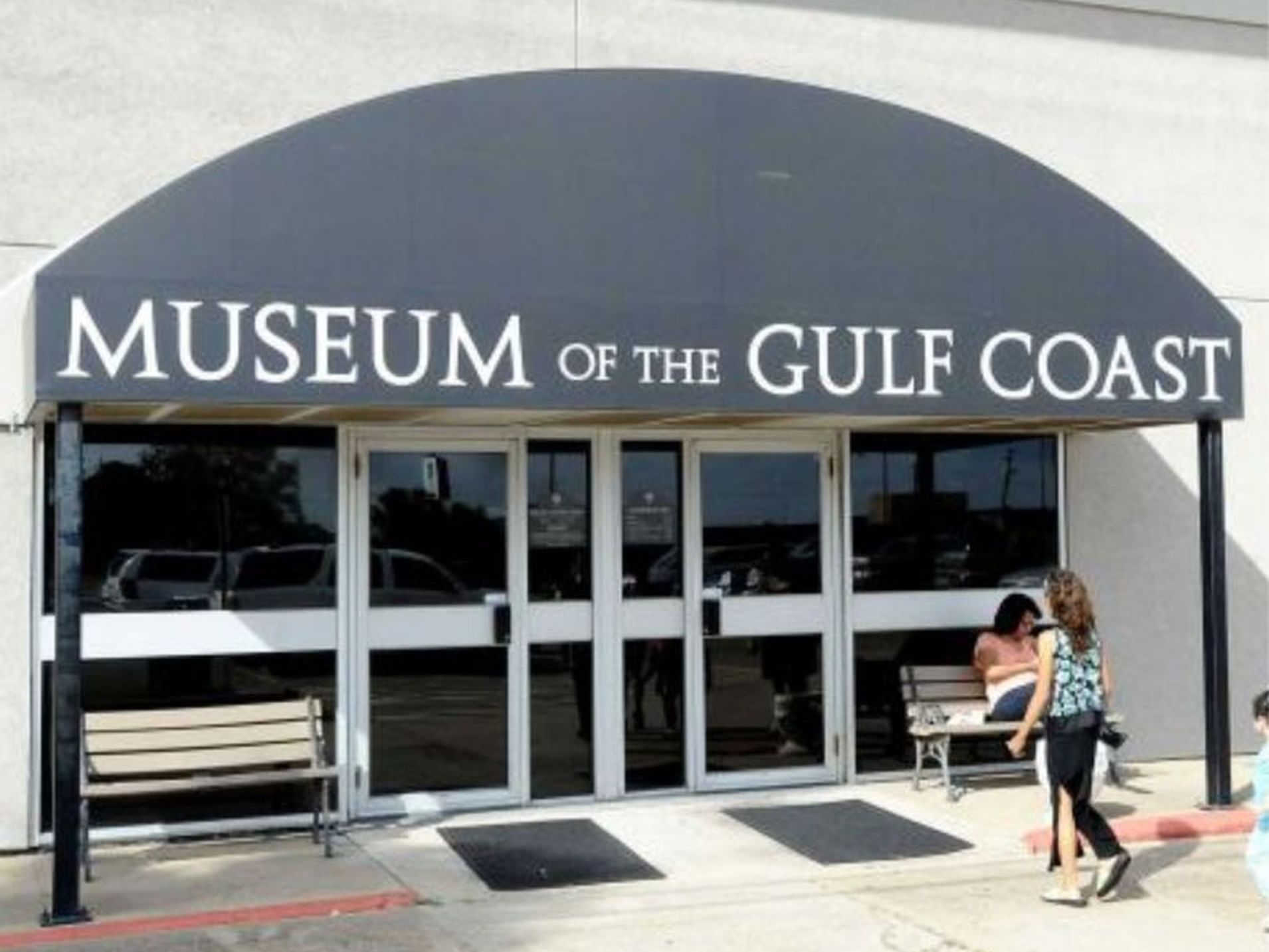 Entrance of Gulf Coast Museum near MCM Elegante Beaumont