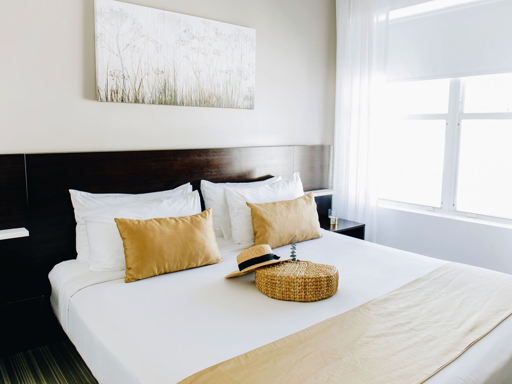 Interior of Standard King with king bed at Casa Boutique Hotel