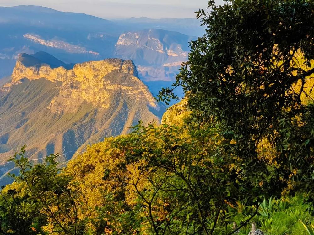 Landscape view of Cascada Cola de Ceballo at Gamma Hotels