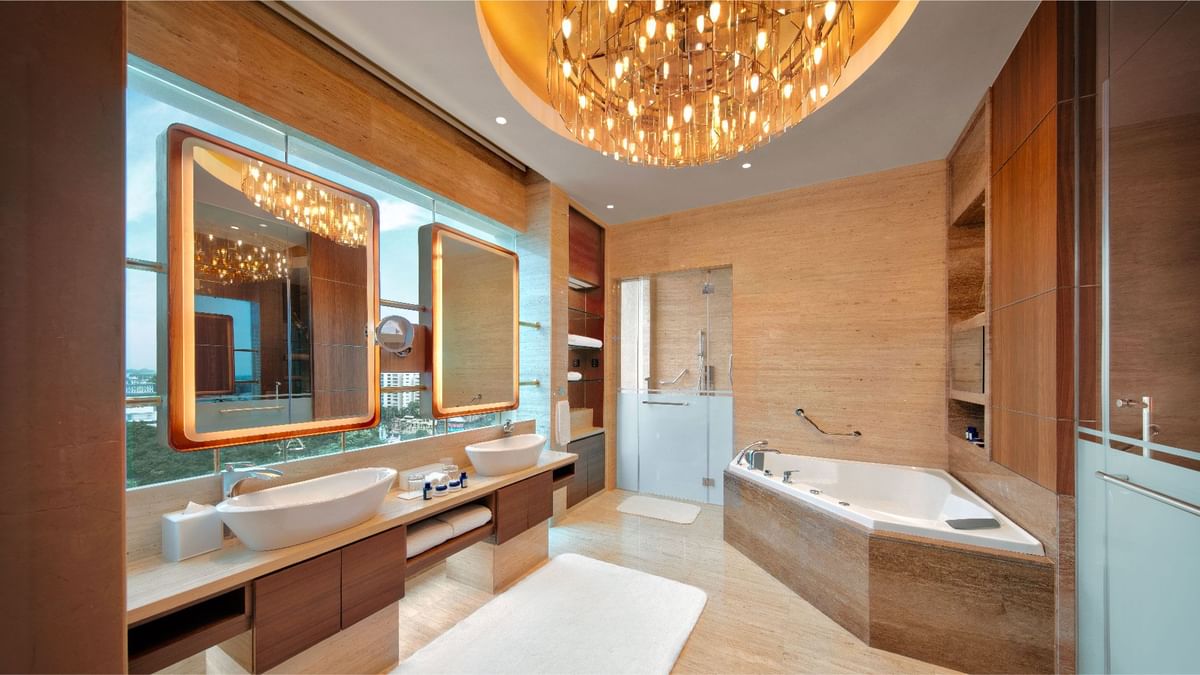 Executive Suite Bathroom vanity at Sunway Hotel Phnom Penh