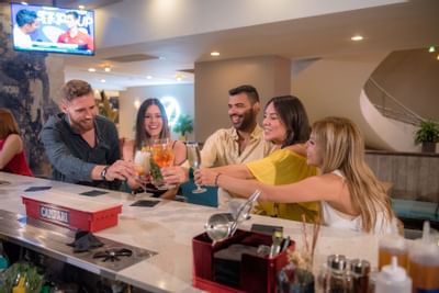 Friends Drinking