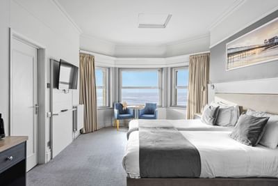 Superior Twin Room at The Grand Atlantic Hotel in Weston-super-Mare