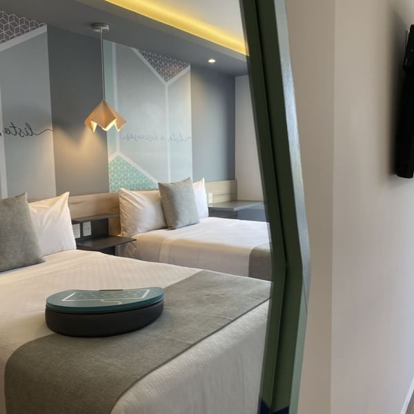 Interior of Superior Two Double Room at One Hotels