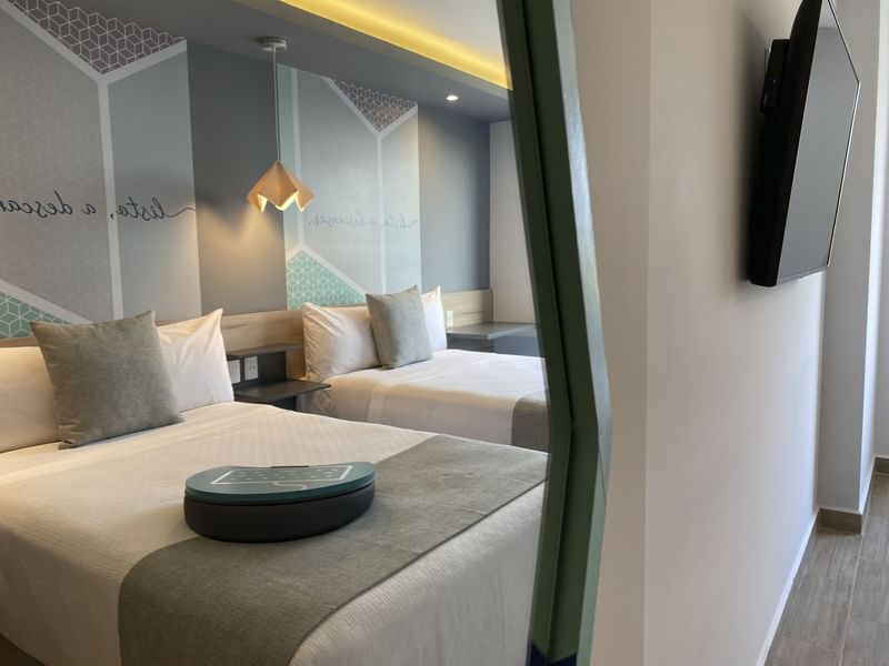 Interior de la Habitación Superior Dos Dobles de One Hotels