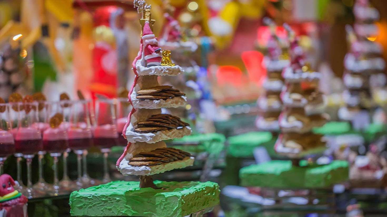 Christmas snacks on the buffet at The Signature Collection