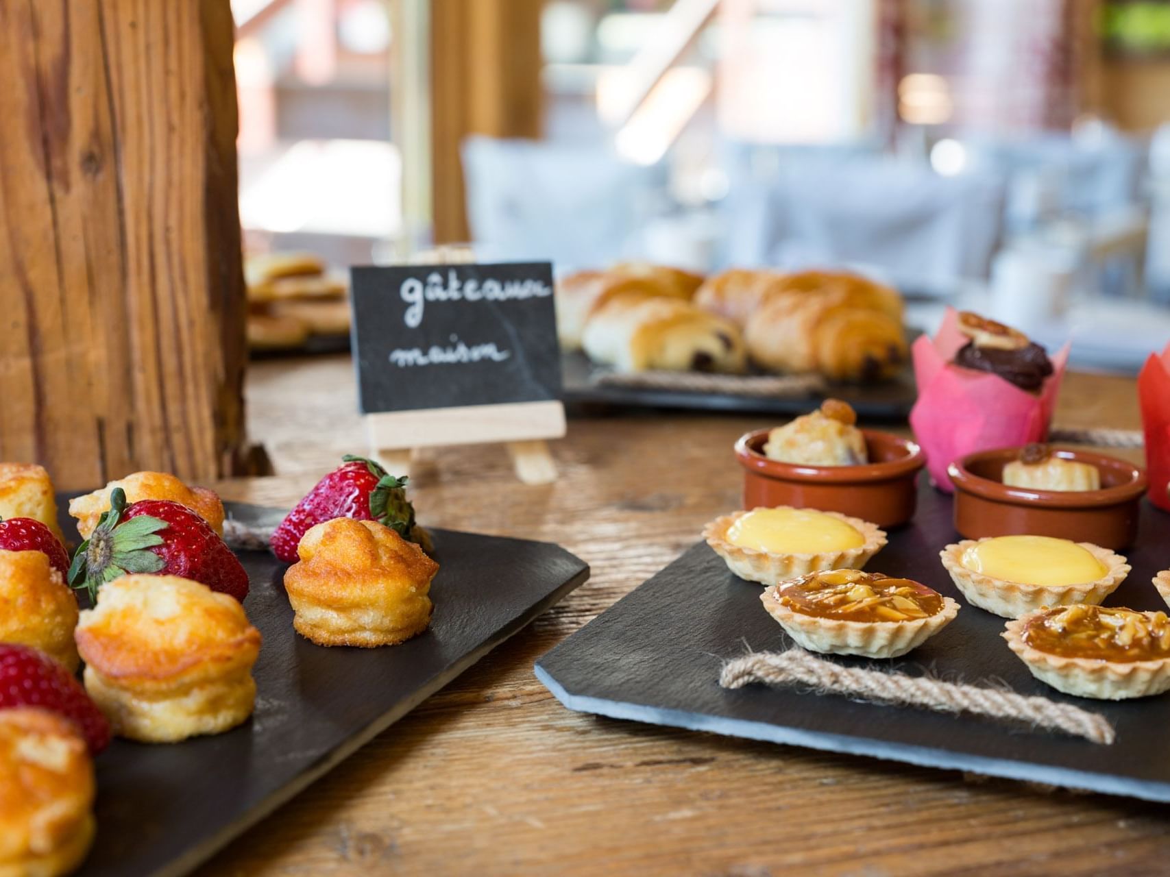 Display of Freshly baked goods at The Originals Hotels