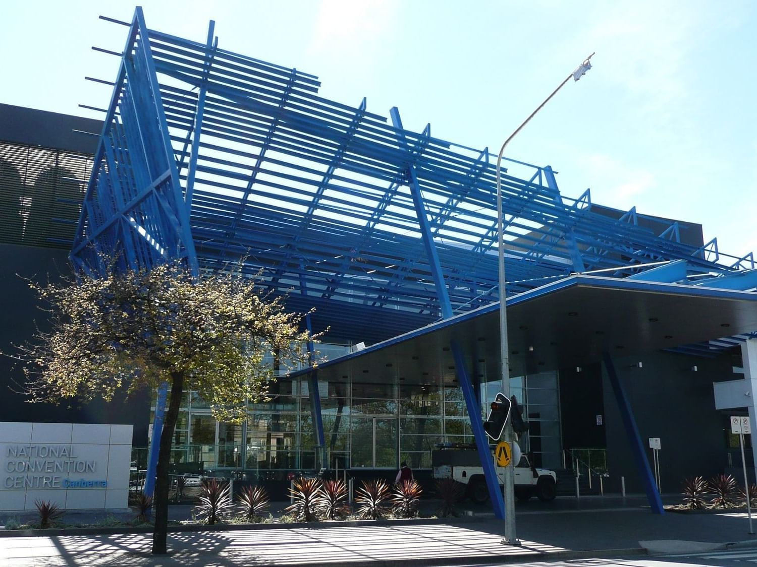 Exterior view of Canberra Convention Centre, Nesuto Canberra