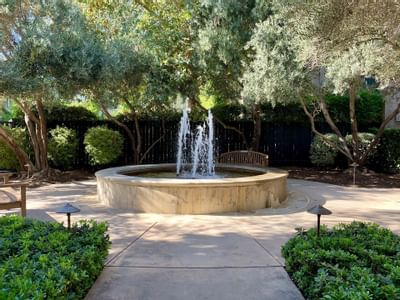 Southbridge courtyard with fountain